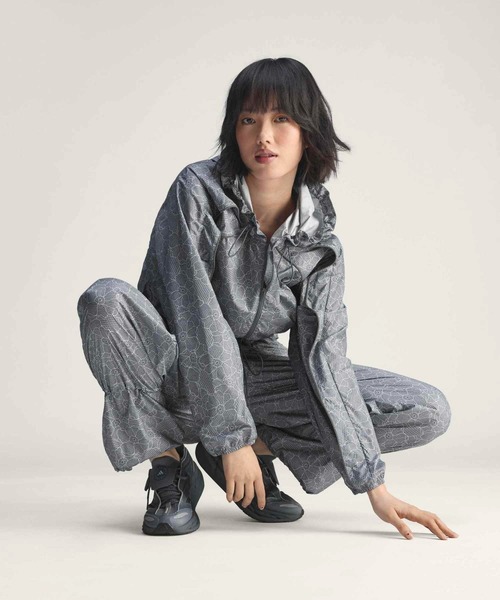 adidas ステラマッカートニー ランニング ジャンパー ジョガー ジャケット adidas by Stella McCartney パーカー ランニング プリント ジャケット