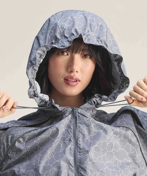adidas by Stella McCartney パーカー ランニング プリント ジャケット