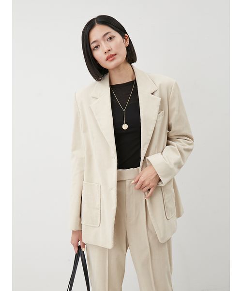 「Mila Owen」 ニットカーディガン 0 レッド レディース_画像9