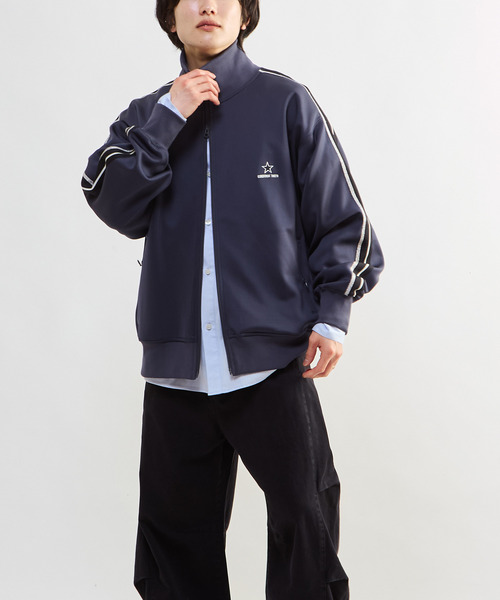 ▪️CONVERSE TOKYO ボリュームスリーブジャケット 新品未使用タグ付き CONVERSE TOKYO コート アウター SIDE LINE LOOSE TRACK JACKET(UNISEX