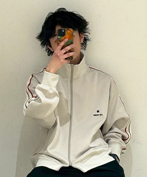 CONVERSE TOKYO コート アウター SIDE LINE LOOSE TRACK JACKET(UNISEX