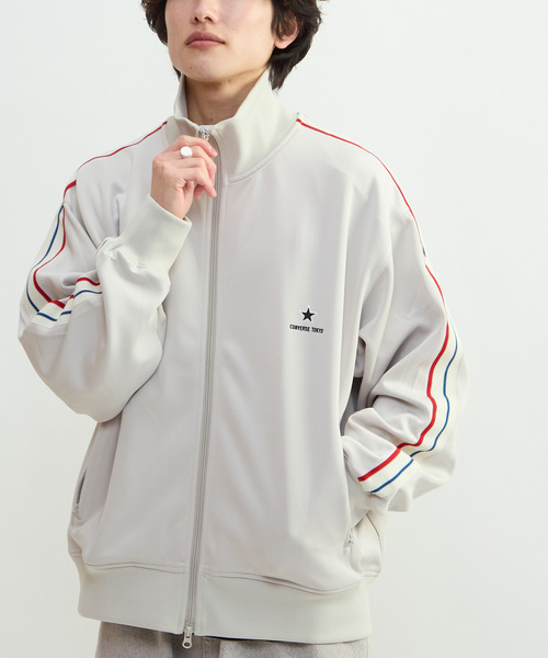CONVERSE TOKYO コート アウター SIDE LINE LOOSE TRACK JACKET(UNISEX