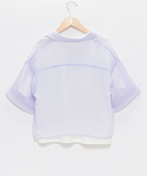 「pom ponette junior」 「KIDS」半袖シャツ LL ホワイト キッズ_画像6