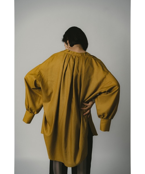 「CHIGNON」 長袖ブラウス FREE マスタード レディース_画像9