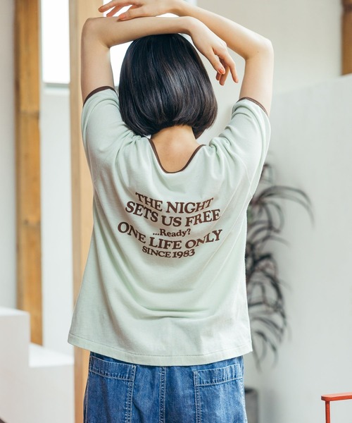 niko and…（ニコアンド） tシャツ アソートスラブリンガーTシャツ