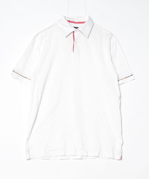 BURBERRY GOLF（バーバリーゴルフ） 半袖ポロシャツ S ホワイト