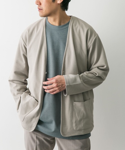 「URBAN RESEARCH DOORS」 カーディガン LARGE ブルー メンズ_画像4