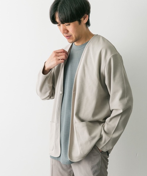 「URBAN RESEARCH DOORS」 カーディガン LARGE ブルー メンズ_画像6