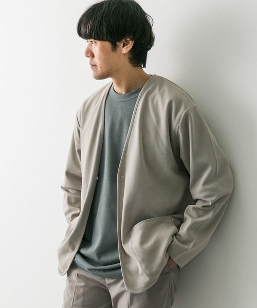 「URBAN RESEARCH DOORS」 カーディガン LARGE ブルー メンズ_画像9