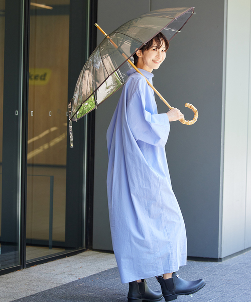 【新品◦未使用】CLEAR UMBRELLA BAMBOO Traditional Weatherwear（トラディショナル ウェザーウェア） 傘