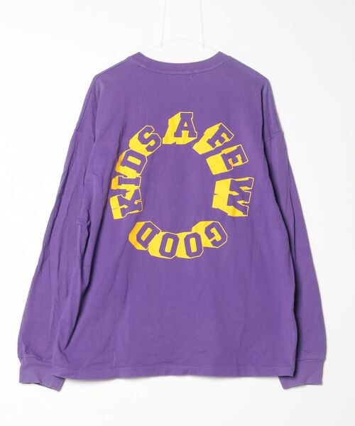 「A FEW GOOD KIDS」 長袖Tシャツ L パープル メンズ_画像2