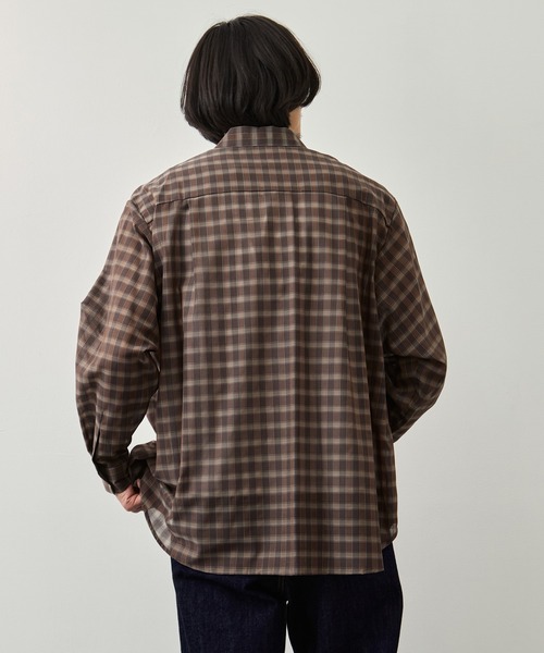 CITY TOKYO シャツ 「CITY TOKYO」シアーグラフチェックシャツ メンズ