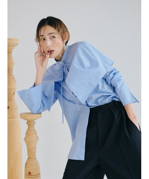 「styling/」 長袖ブラウス FREE ホワイト レディース_画像5