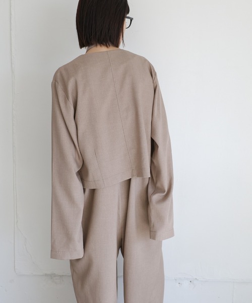 「select MOCA Et」 ジャケット LARGE ブラック レディース_画像4