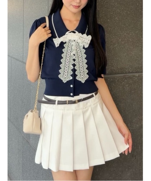 SNIDEL（スナイデル） パンツ ベルトセットプリーツミニスカショーパン