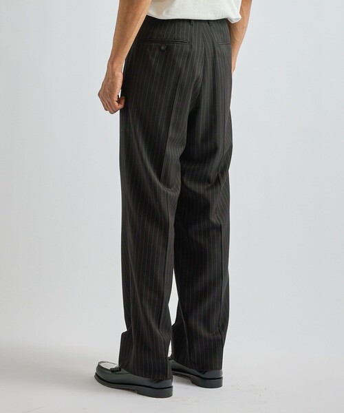 パンツ George Herringbone Stripe Two Tuck Pant メンズの画像