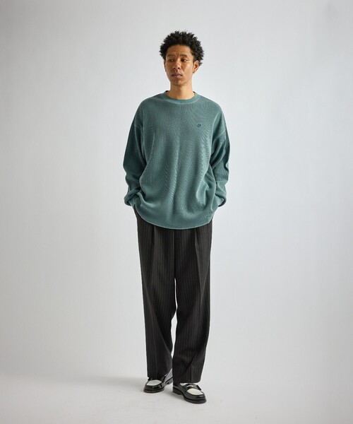 パンツ George Herringbone Stripe Two Tuck Pant メンズの画像