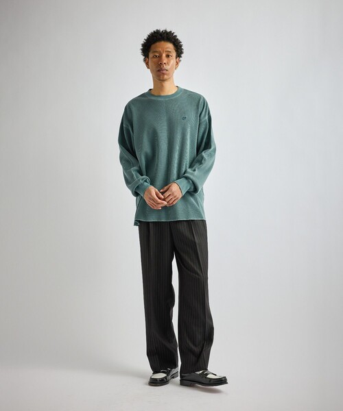 パンツ George Herringbone Stripe Two Tuck Pant メンズの画像