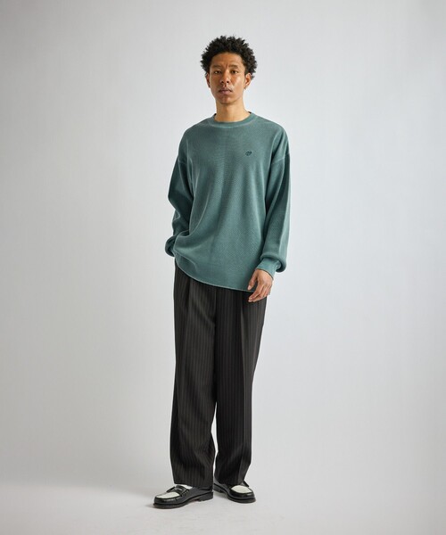 パンツ George Herringbone Stripe Two Tuck Pant メンズの画像