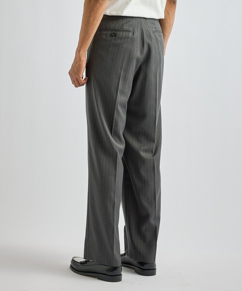 パンツ George Herringbone Stripe Two Tuck Pant メンズの画像