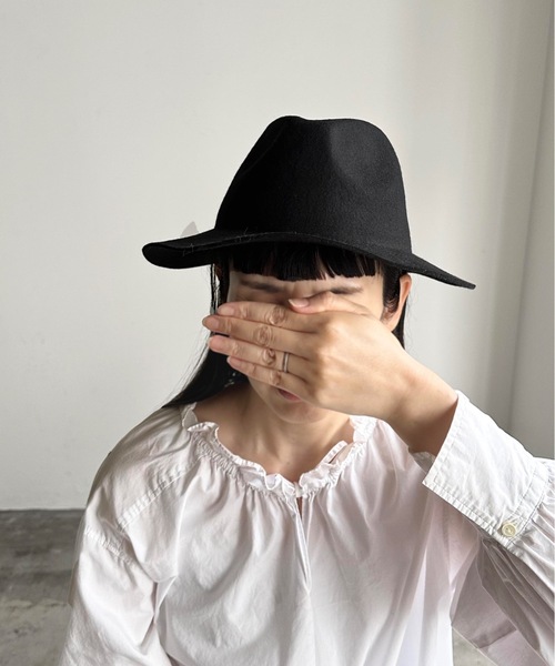 「COMMON WARE」 ハット FREE ベージュ レディース_画像6