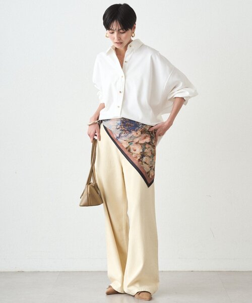 「LOUNGEDRESS」 長袖シャツ FREE ネイビー レディース_画像2