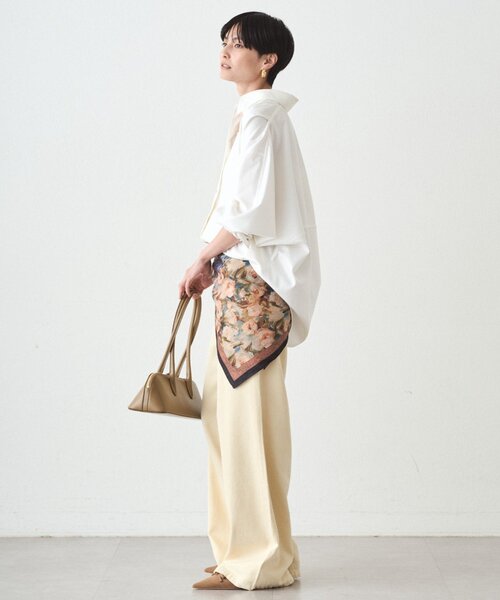 「LOUNGEDRESS」 長袖シャツ FREE ネイビー レディース_画像3