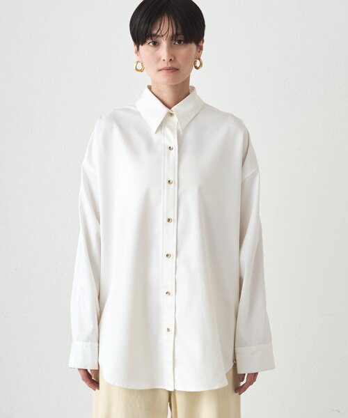 「LOUNGEDRESS」 長袖シャツ FREE ネイビー レディース_画像8