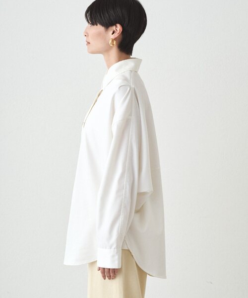 「LOUNGEDRESS」 長袖シャツ FREE ネイビー レディース_画像9