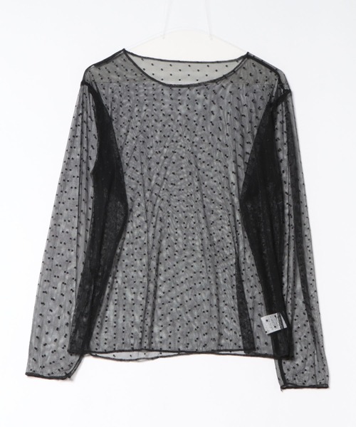ViViDAY tシャツ ドット柄シアートップス レディース : ZOZOTOWN Yahoo