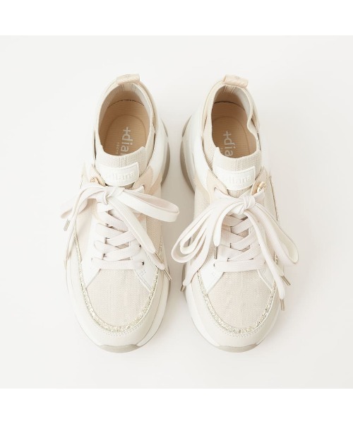 「+diana」 ローカットスニーカー 22.5cm ブラック レディース_画像8