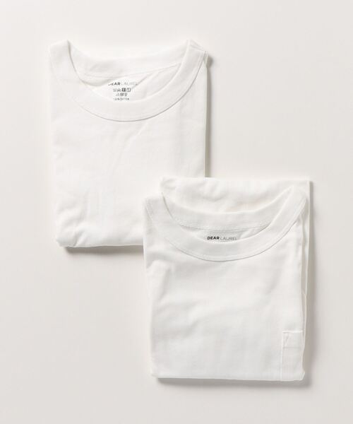 「ムラサキスポーツ」 「DEAR LAUREL」半袖Tシャツ M ホワイト メンズ_画像9