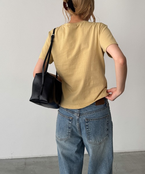 「CANAL JEAN」 「lakey park」半袖Tシャツ ONE SIZE グレー レディース_画像3