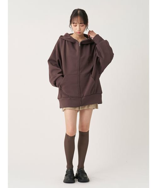 SNIDEL（スナイデル） パーカー 「WEB限定カラーあり」エンブレムロゴ