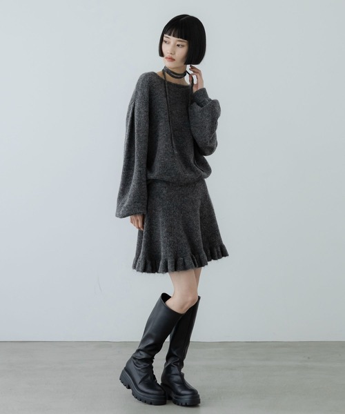 LOWRYS FARM（ローリーズファーム） ワンピース ニットフレアミニ