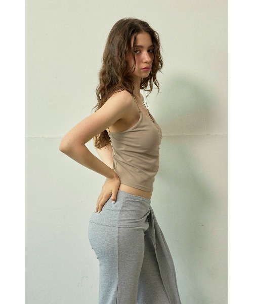 ALEXIA STAM（アリシアスタン） キャミソール Ruched Spaghetti Strap