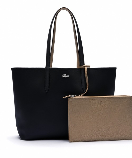 ラコステ　アンナストラップ　トートバッグ　ショルダーバッグ　2way LACOSTE トートバッグ ANNA 2WAY リバーシブル レディース