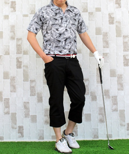 TopIsm（トップイズム） ゴルフ ストレッチ入りクロップドゴルフパンツ