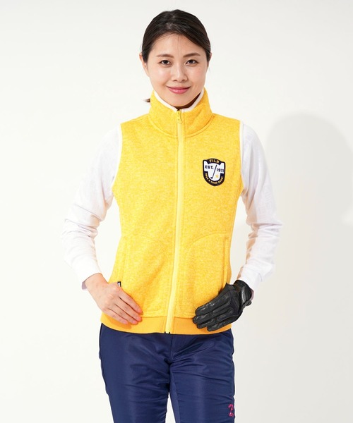 FILA（フィラ） ベスト ジレ 「FILA GOLF/フィラゴルフ」ワッペンロゴ
