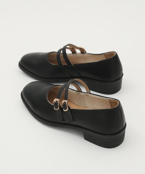Shoes in Closet パンプス 2WAY ダブルストラップ メリー