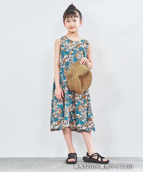 ワンピース Coen キッズ ジュニア 総柄プリントノースリーブワンピース Zozotown Paypayモール店 通販 Paypayモール