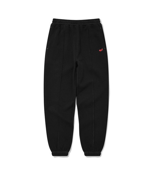 【KIRSH】SMALL JOGGER PANTS CHERRY IA 2色／追跡付 KIRSH Small Cherry Jogger Pants Black | Joggers & Sweatpants