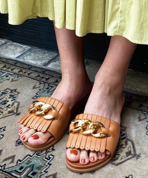 ground green store サンダル BARI / DIONA 55 ビッグチェーン 