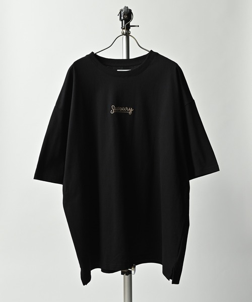 ATELANE tシャツ ATELANE/ルーズシルエット刺繍入り半袖Tシャツ