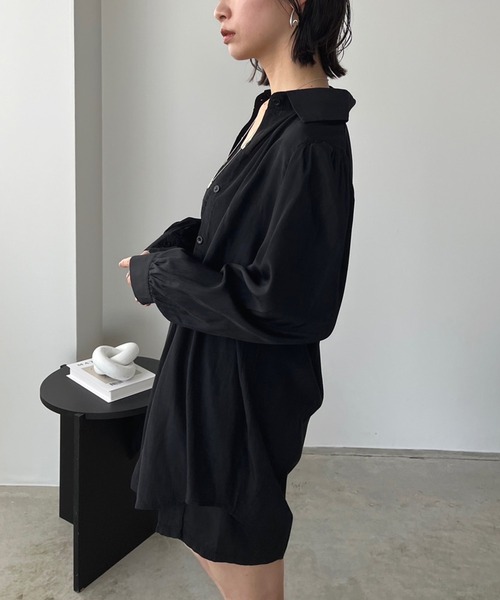 四　レディース　J.P.doub-rue　ジェイピーダブリュー　服　長袖　黒 01-1.jpg