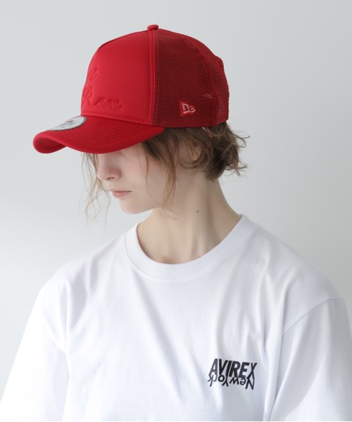 NEW ERA（ニューエラ） キャップ 帽子 カーシブ ロゴ メッシュキャップ