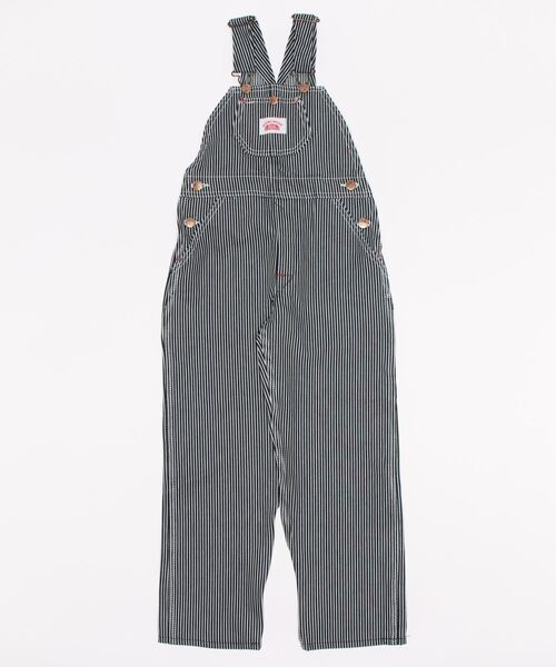 サロペット オーバーオール メンズ 「ROUND HOUSE」（UN）SUPERIOR YOUTH STRIPE BIB OVERALL｜zozo