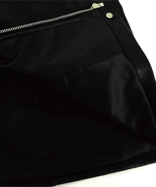 セジョン様 新品！LA POMME petit レザーパッチワーク千鳥ジャケット セジョン様 新品！LA POMME petit レザーパッチワーク千鳥