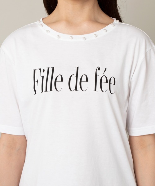 tシャツ fille de feeロゴTシャツ レディース Rose Tiara tシャツ fille de feeロゴTシャツ レディース