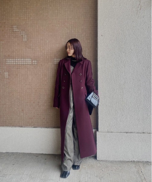 Ameri　WAIST SHAPE ASSORT BUTTON COAT セール】WAIST SHAPE ASSORT BUTTON COAT（チェスターコート）｜Ameri